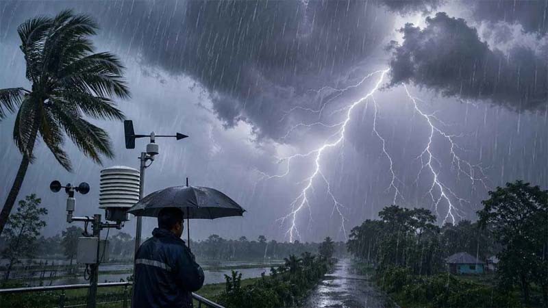 বোচাগঞ্জে বজ্রপাতে এক কৃষকের মৃত্যু