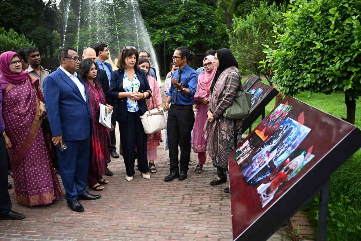 জুলাই গণঅভ্যুত্থান স্মৃতি জাদুঘর পরিদর্শন করলেন আইপিইউ মহাসচিব অ্যান্ডা ফিলিপ