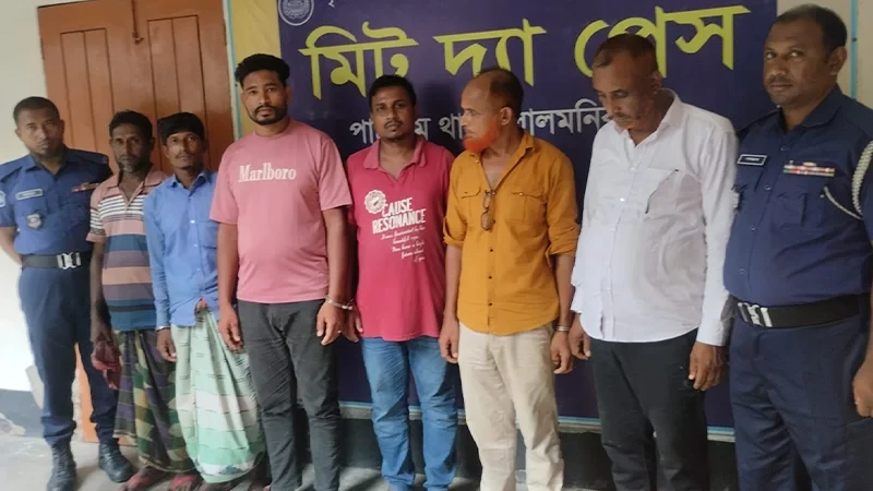 বিজিবির মামলায় ৪ বিএনপি নেতাসহ ৬ জন কারাগারে