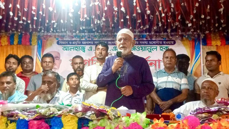 পার্বতীপুরে এজেডএম রেজওয়ানুল হক এমপি কে নাগরিক সংবর্ধনা