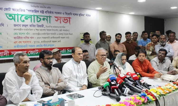 গণতান্ত্রিক পরিবেশে সরকারের সমালোচনার অধিকার সবার রয়েছে: রিজভী