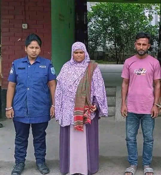 কাহারোলে এক অজ্ঞাত লাশের 'রহস্য' উদঘাটন করল পুলিশ,নারীসহ আটক -২