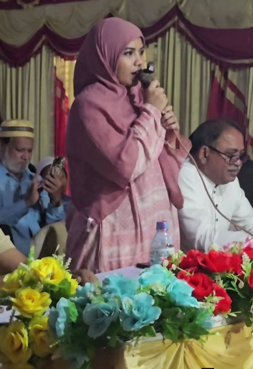 মির্জা ফয়সল আমিনের পক্ষে মাঠে নেমেছেন কন্যা মির্জা ফাইজা তাসনিম