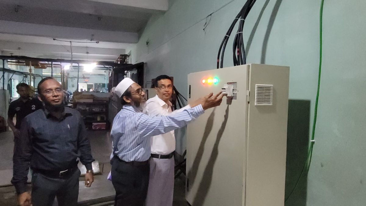 ঠাকুরগাঁওয়ে ৩২২ কিলোওয়াট সোলার প্যানেল এর উদ্বোধন