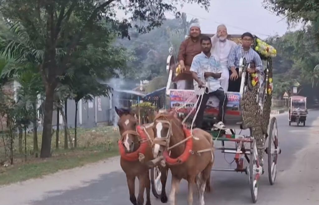 তেঁতুলিয়ায় পর্যটন বিকাশে নতুন উদ্যোগ, চালু হলো ‘রাজকীয় টমটম’