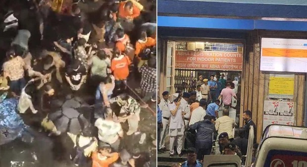 ভারতে দুর্গাপূজার মণ্ডপ ভেঙে পদদলিত হয়ে ১৯ জনের মৃত্যু