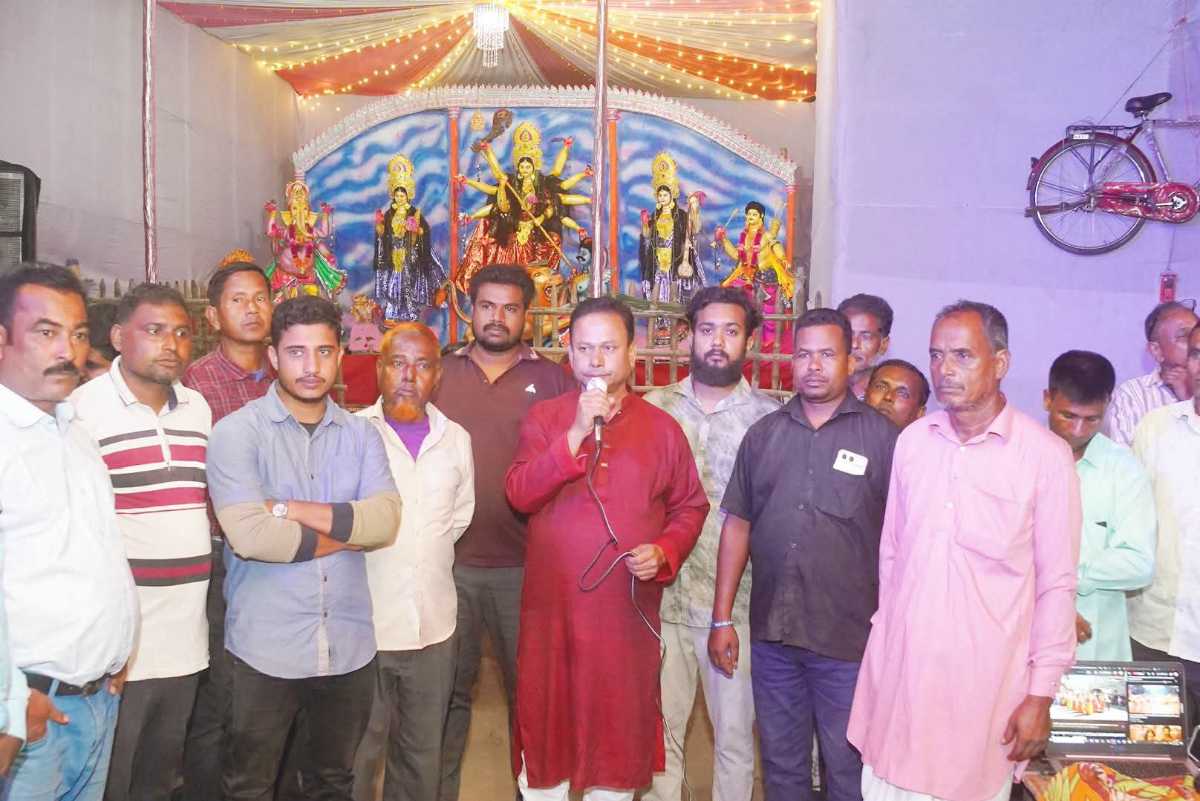 বীরগঞ্জে সুজালপুর ইউনিয়নের ১৫ টি পূজামণ্ডপ পরিদর্শন করলেন শওকত জুলিয়াস জুয়েল