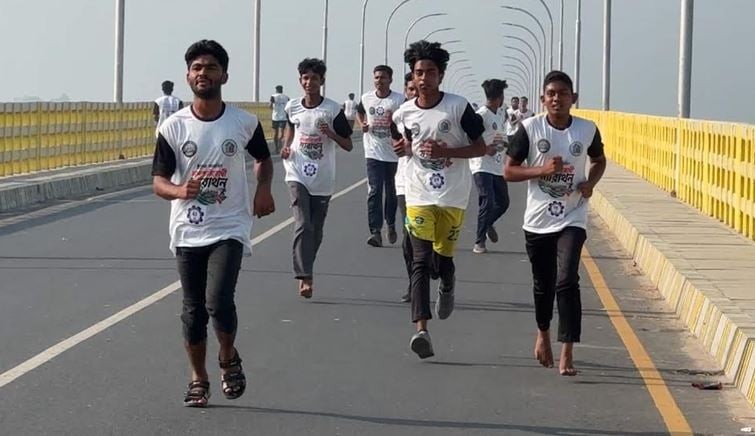 গাইবান্ধায় মাদকবিরোধী ম্যারাথন অনুষ্ঠিত