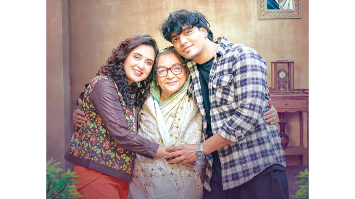 দাদীর আদর’-এ দিলারা জামান, তানিয়া ও প্রান্ত