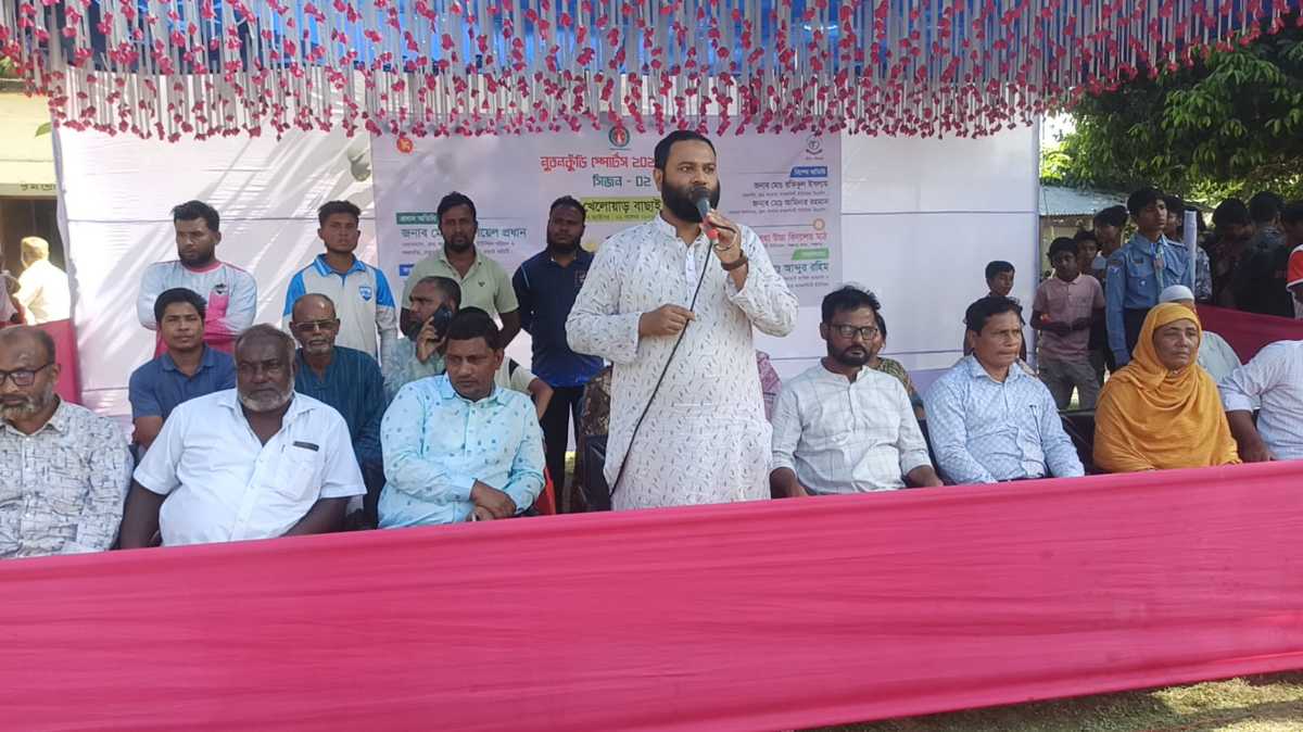 পঞ্চগড়ের নতুনকুড়ি স্পোর্টসের খেলোয়াড় বাছাইয়ের উদ্বোধন 